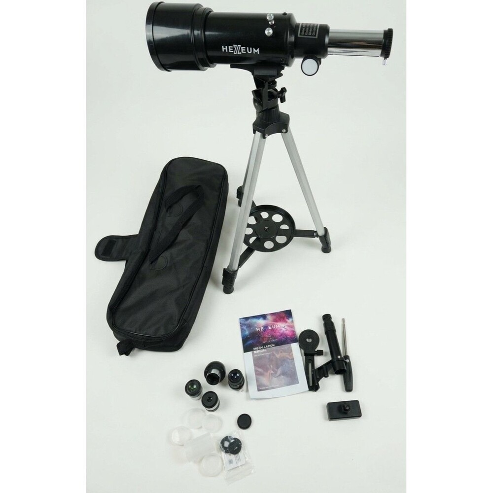 HEXEUM Telescope 70mm Aperture 500mm Model 50070 Refractor Tripod Bag Accessorie